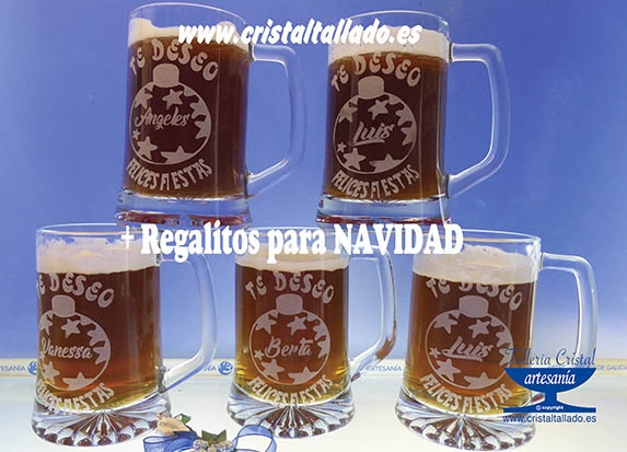 jarras cervezas personalizadas grabadas