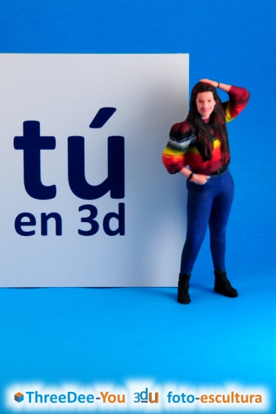 T en 3d - Tan nico como t - ThreeDee-You Foto-Escultura 3d-u