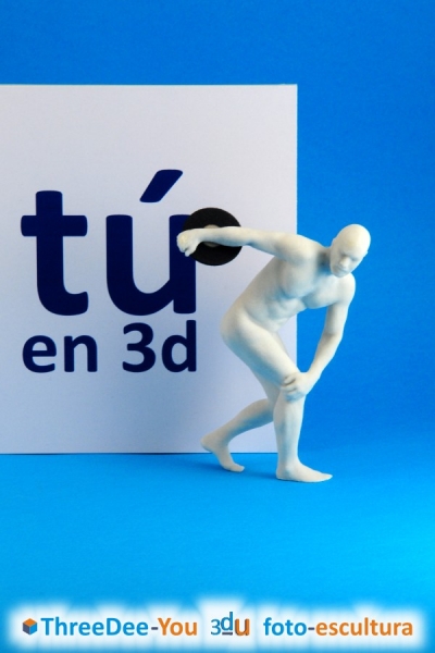 T en 3d - Tan nico como t - ThreeDee-You Foto-Escultura 3d-u