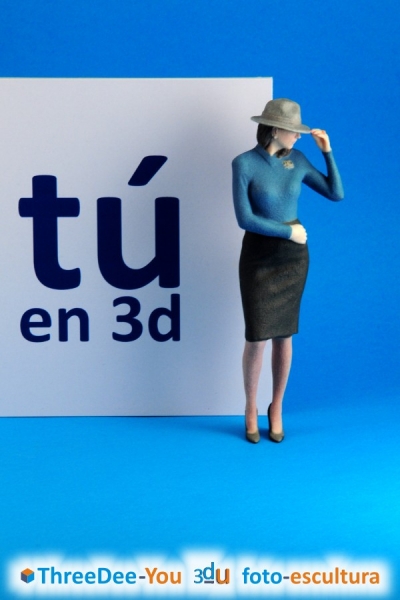 T en 3d - Tan nico como t - ThreeDee-You Foto-Escultura 3d-u