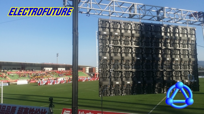 Video marcador deportivo LED para campos de futbol y estadios.