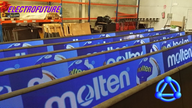 cabinet de pantalla perimetral de deportes LED