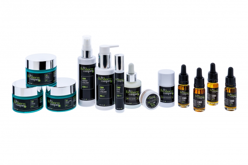 Gama de Alta cosmética con CBD The Freshness Company