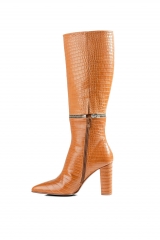 Botas altas camel deja vu camel