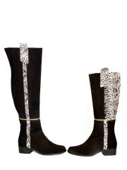 Botas altas cebra hero
