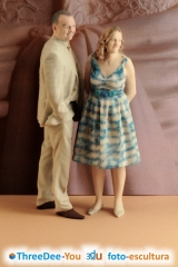 Ponte en tu tarta - figuras 3d de novios para tartas de boda - threedee-you foto-escultura 3d-u