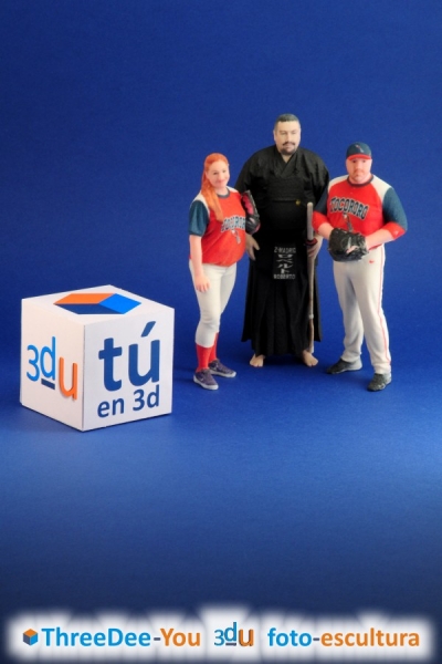 Tú en 3d - Recuerdo sólidos - ThreeDee-You Foto-Escultura 3d-u