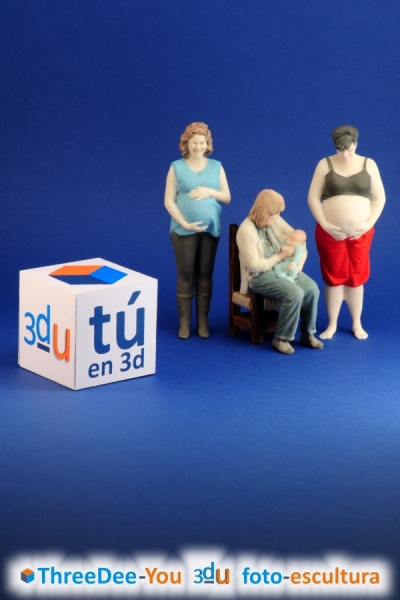 Tú en 3d - Recuerdo sólidos - ThreeDee-You Foto-Escultura 3d-u