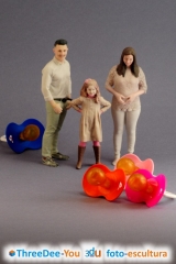 Tu tripita - recuerdo del embarazo - threedee-you foto-escultura 3d-u