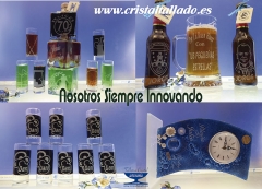 Arteiculos cristal grabados personalizados