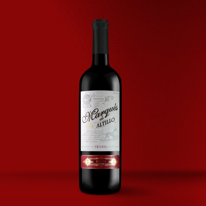 Diseo Etiqueta de Vino Rioja Marqus de Altillo Rioja