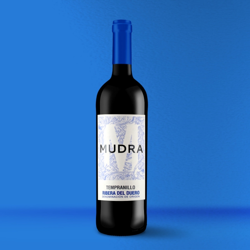 Diseño Etiqueta de Vino Mudra Ribera del Duero