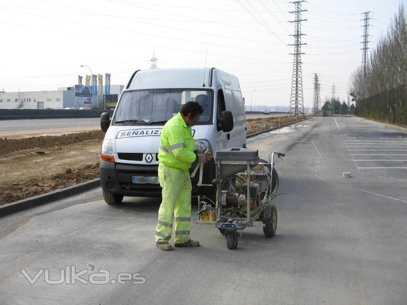 Sealizacion Vial, Pintura de Parking