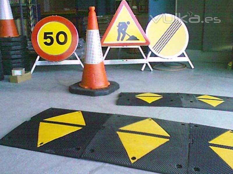 Reductores de velocidad , Seales de Obras