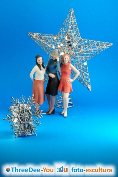 Navidad - Ponte En Tu Beln - Regalo para los amigos - ThreeDee-You Foto-Escultura 3d-u
