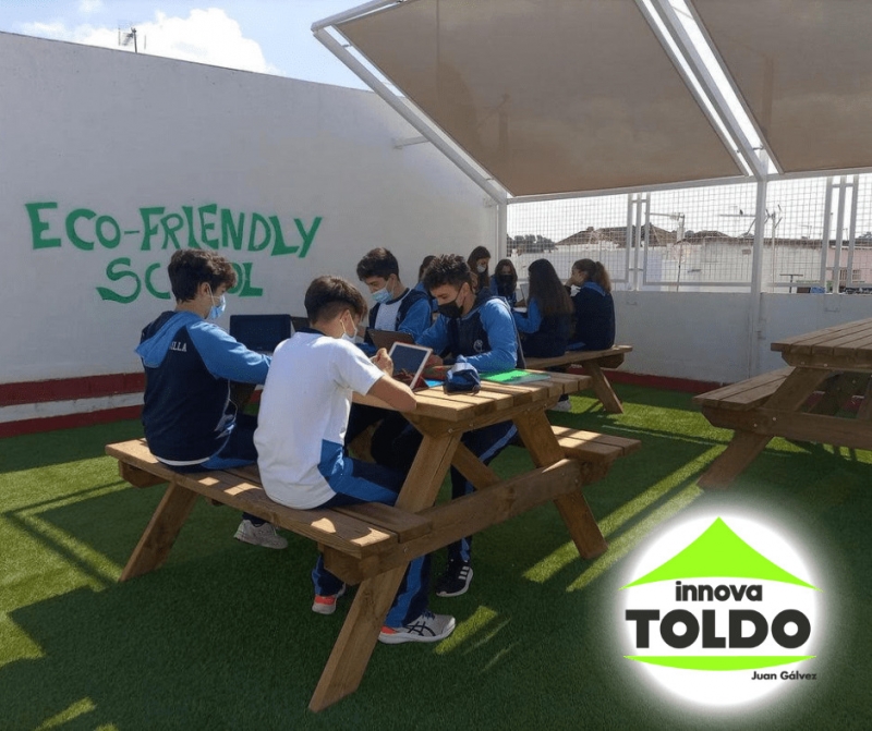 TOLDOS PARA COLEGIOS PERSONALIZADOS INNOVA TOLDOS