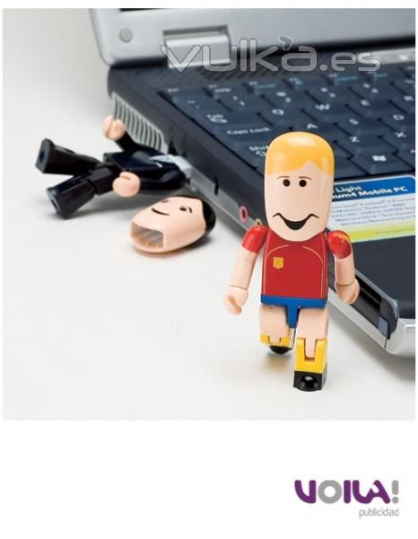 USB forma de persona, USB muñeco, diferentes estilos