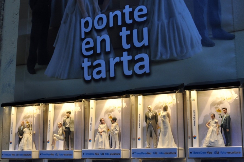 Ponte En Tu Tarta - Figuras 3d para tartas de boda y comunin - ThreeDee-You Foto-Escultura 3d-u