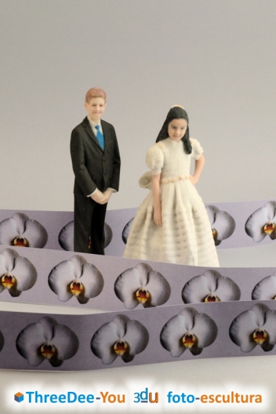 Ponte En Tu Tarta - Figuras 3d para tartas de boda y comunin - ThreeDee-You Foto-Escultura 3d-u