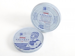 Lata anchoa cantabrico de santona pandereta