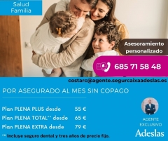 Seguro salud sin copagos