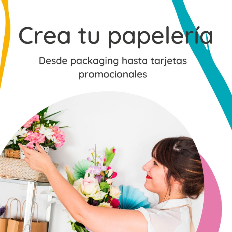 Realizamos el diseño e impresión de todo tipo de papelería corporativa y para eventos