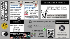 2ª semana intensivos de septiembre en blanco y negro studio