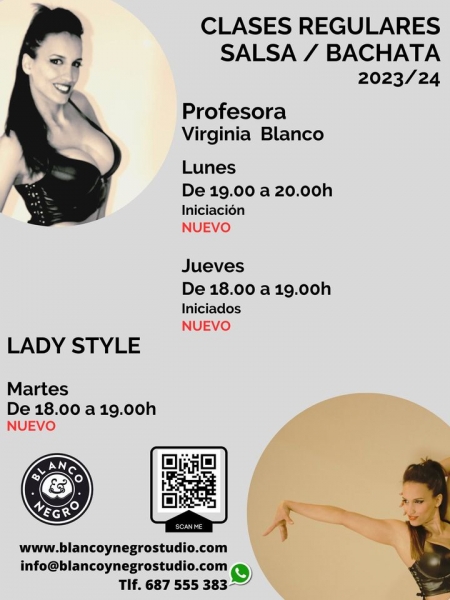Donde aprender a Salsa, Bachata y Lady Style en Madrid? Nuevo Curso 2023/24