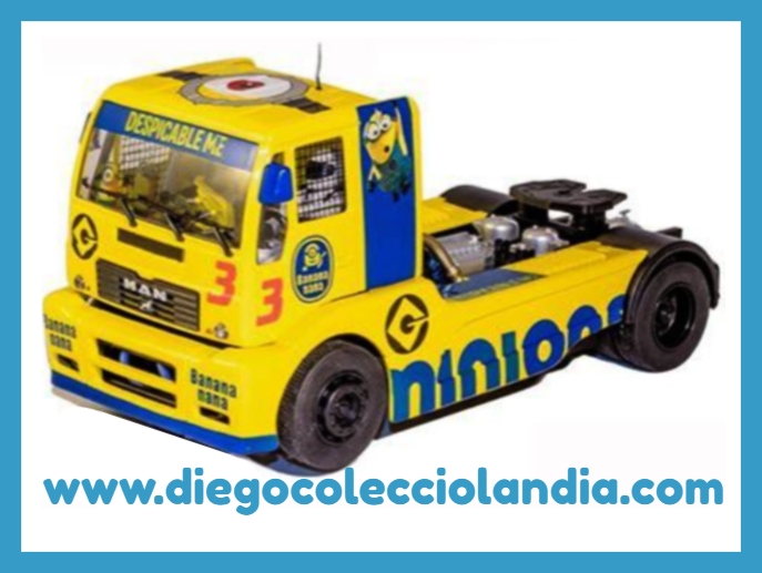 Camiones Fly Car Model y Flyslot para Scalextric. Diego Colecciolandia. Tienda Scalextric Madrid 