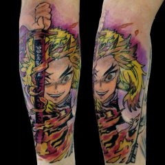 Manga,mangatattoo,otakuart,elchemanga,rengokutattoo,tatuajeselche,tatuatestudio,alvaroart,sector5,ta