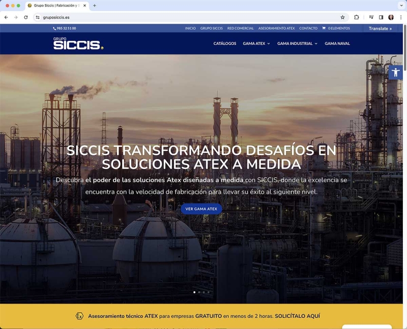 GRUPO SICCIS TRANSFORMANDO DESAFOS EN SOLUCIONES ATEX A MEDIDA 