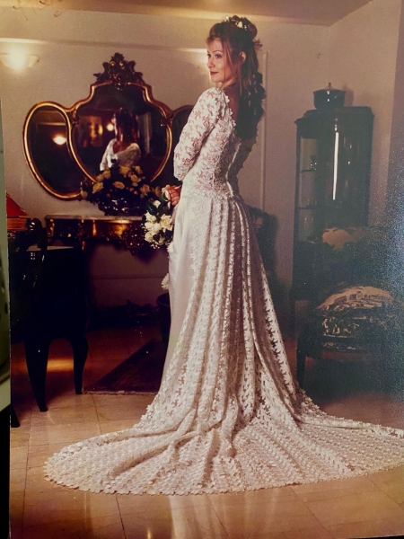 vestido de novia con encaje