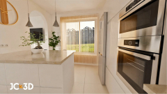 Propuesta de interiorismo reforma de vivienda infografia 3d de j capmany de profesional 3d