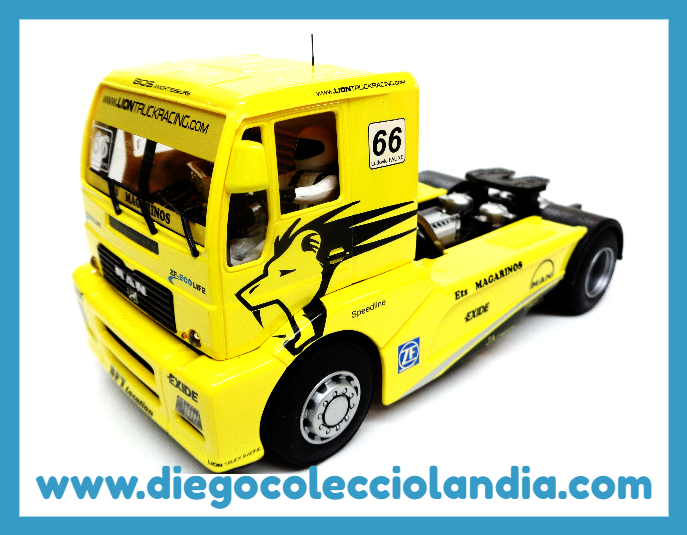 Flyslot para Scalextric. Diego Colecciolandia. Tienda Slot Madrid. Camiones Flyslot