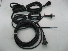Cables toma corriente para maquinaria electrica.