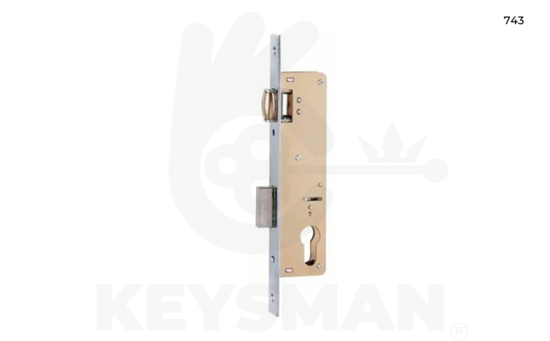Cerradura embutida ISEO 743 - Keysman - Cerrajero Palma
