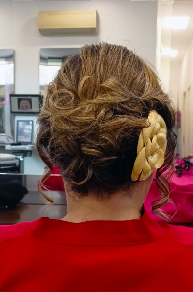 recogido de pelo con complemento