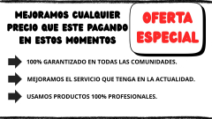Sea cual sea el precio que este pagando tu comunidad nosotros te lo bajamos y mejoramos el servicio