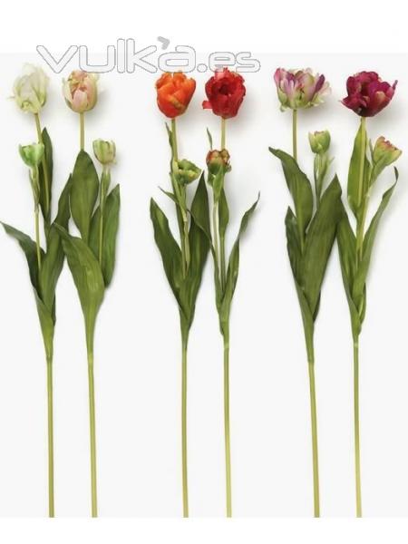 Tulipan artificial. oasisdecor.com flores artificiales de calidad
