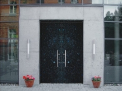 Puertas de piedras naturales, granito y marmol - artic blue