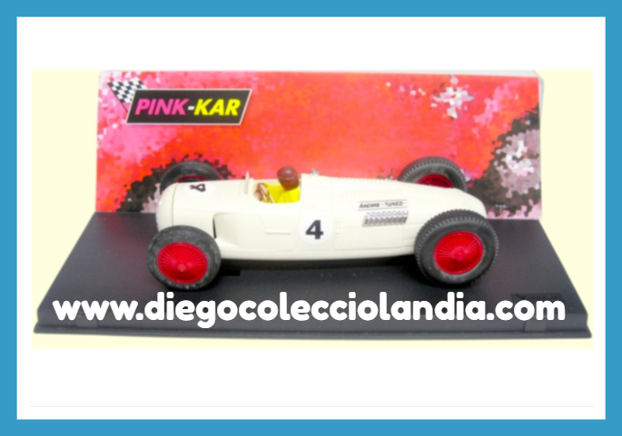 Tienda Scalextric Madrid. Tienda Slot España. Diego Colecciolandia. Coches Pink Kar para Scalextric.