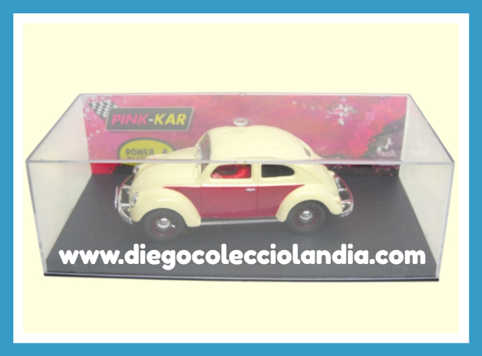 Tienda Scalextric Madrid. Tienda Slot España. Diego Colecciolandia. Coches Pink Kar para Scalextric.