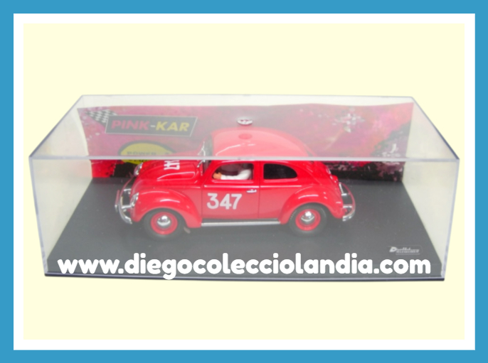 Tienda Scalextric Madrid. Tienda Slot España. Diego Colecciolandia. Coches Pink Kar para Scalextric.