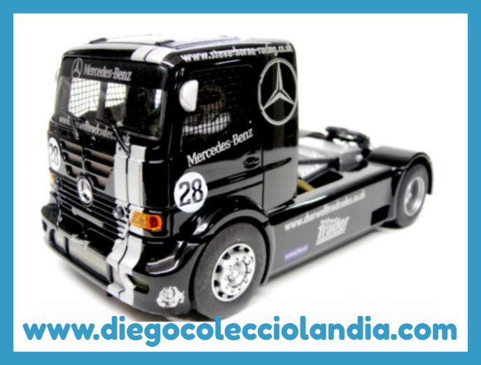 Tienda Scalextric Madrid. Diego Colecciolandia. Camiones Flyslot para Scalextric.