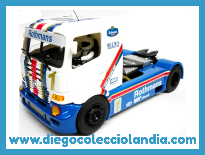 Tienda Scalextric Madrid. Diego Colecciolandia. Camiones Flyslot para Scalextric