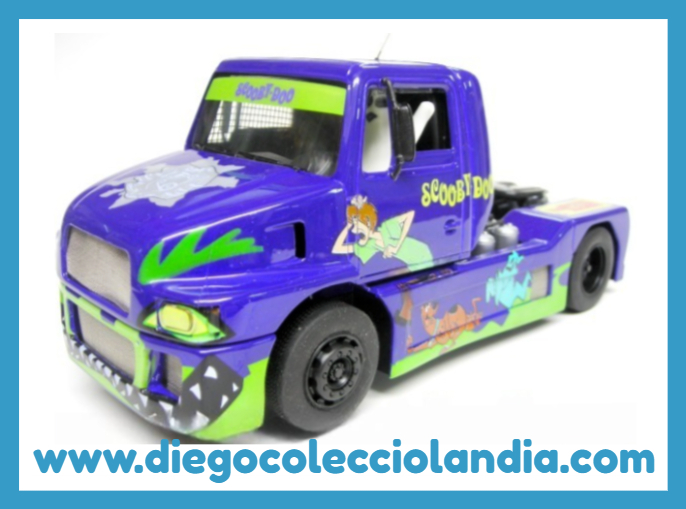 Tienda Scalextric Madrid. Diego Colecciolandia. Camiones Flyslot para Scalextric