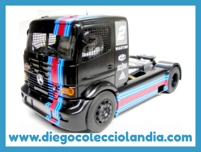Tienda Scalextric Madrid. Diego Colecciolandia. Camiones Flyslot para Scalextric