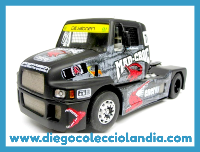 Tienda Scalextric Madrid. Diego Colecciolandia. Camiones Flyslot para Scalextric