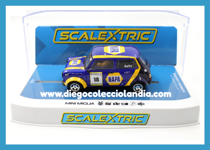 Tienda Scalextric Madrid. Diego Colecciolandia. Coches Scalextric UK. Tienda Slot Madrid.