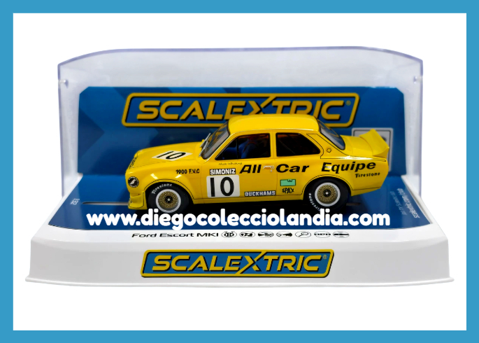 Tienda Scalextric Slot Madrid España. Diego Colecciolandia. Coches Scalextric UK